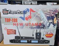 Gambar Mic Wireless FirstClass TOP 188 / FC TOP 188 Anti Feedback UHF dari NEW Utama undefined 3 Tokopedia