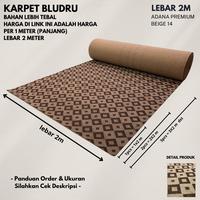 Gambar Karpet Brudu ADANA Karpet Wool Motif Meteran 1 x 2 Meter (lebar 2m) - Red 05 dari Martha Karpet Bali undefined 2 Tokopedia