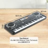 Gambar piano anak - Digital Electronic Keyboard 61 Keys - MQ-6106 dari WarunkNgonline Channel undefined 5 Tokopedia