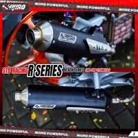 Gambar Knalpot STD racing Shijiro type NEW R series for AEROX N-MAX VARIO PCX - ADV 160, End cup Stenlis dari Shijiro Racing Store One undefined 4 Tokopedia
