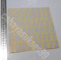 Gambar Cutting Sticker Alphabet Abjad Huruf Font Miring Stiker Label Variasi dari Lotto_shop undefined 4 Tokopedia