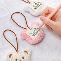 Gambar Gantungan Kunci Korea Fluffly Lucu / Gantungan Boneka Kepala Beruang - Pink dari eskado.store undefined 5 Tokopedia