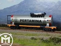 Gambar Miniatur Gerbong Pertamina Skala HO/HO Scale 1:76 - Roda Statis dari Medarrie Works-id undefined 1 Tokopedia