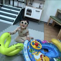Gambar Ban pelampung baby shark / inflatable swimming ring baby seat float - Biru Muda dari Shopping with isamara undefined 2 Tokopedia