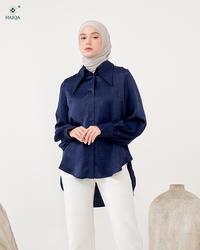 Gambar Zada Blouse Hannah by Haiqa - Kemeja Wanita Panjang Polos - Blouse - S|M dari haiqaofficial undefined 1 Tokopedia