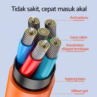 Gambar Kabel Data Seng Paduan Silikon Fast Charging / Android  IOS Type-C - Biru, IOS 1M dari Pasevin Electronics undefined 2 Tokopedia