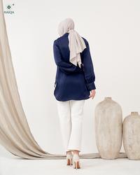 Gambar Zada Blouse Hannah by Haiqa - Kemeja Wanita Panjang Polos - Blouse - S|M dari haiqaofficial undefined 4 Tokopedia