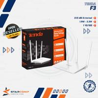 Gambar Wireless Router Tenda F3 300Mbps 3xAntenna 5dBi dari Starcomp Solo undefined 1 Tokopedia
