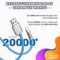 Gambar Kabel Gamers HC-15 kabel data Fast Charging Rotasi 180° 120W 6A- TypeC dari Pedagang Remote_NEW undefined 2 Tokopedia