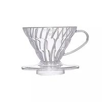 Gambar Hario v60 Polypropylene coffee dripper (with spoon）transparent 01 dari GREEN-TREE undefined 1 Tokopedia