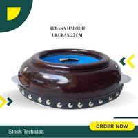 Gambar Rebana Hadroh mainan ukuran 25 cm Kotek kincring rebana hadroh anak re - ukuran 25 cm dari Rebanagresiktigaputri undefined 2 Tokopedia