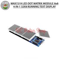 Gambar MAX7219 LED DOT MATRIX MODULE 8x8 4-IN-1 32X8 RUNNING TEXT DISPLAY dari Store JKT09 undefined 3 Tokopedia