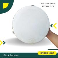 Gambar Rebana Hadroh mainan ukuran 25 cm Kotek kincring rebana hadroh anak re - ukuran 25 cm dari Rebanagresiktigaputri undefined 3 Tokopedia