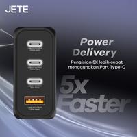 Gambar Charger HP 100 Watt Fast Charger JETE E7 4 Port Power Delivery dari Doran Gadget Store undefined 4 Tokopedia