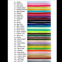 Gambar Pita Satin 1/4" (Satin Ribbon 1/4 inch) 0.6 cm Kain Polos Grosir Kado - PINK TUA dari DEPARCEL RIBBON undefined 5 Tokopedia