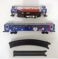 Gambar TERMURAH.. Kereta Api Indonesia - Gerbong Rangkaian Kereta Api - F set biru oren dari GRIY@NAK undefined 5 Tokopedia