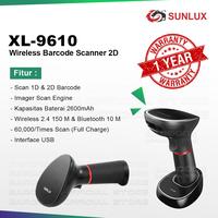 Gambar Scanner Barcode Sunlux XL-9610 1D & 2D Handheld Wireless Bluetooth dari Barcode Store Solutions undefined 2 Tokopedia