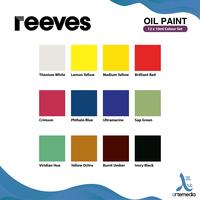 Gambar Cat Minyak Reeves Oil Paint Color Tube Set dari Artemedia_NEW undefined 3 Tokopedia