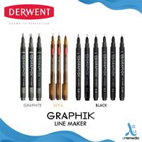 Gambar Drawing Pen Derwent Line Maker Pena Gambar Satuan - Red 0.3 dari Artemedia_NEW undefined 2 Tokopedia