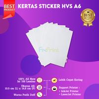 Gambar Kertas Stiker HVS A6 isi 100 Label 10.5cm x 14.8cm Inkjet Laserjet dari FixPrint Indonesia undefined 1 Tokopedia