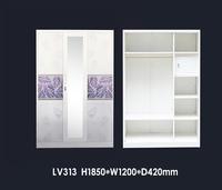 Gambar lemari pakaian plat besi 3 pintu - LV311 dari VW SHOP MEDAN undefined 3 Tokopedia