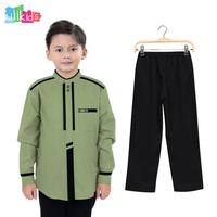 Gambar Ulikids Setelan Koko Muslim Anak Laki-Laki Putih Polos Lengan Panjang - Hitam, S dari Ulikids undefined 3 Tokopedia
