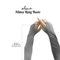 Gambar Handsock Cincin Polos Murah bahan Spandek By ALima - White dari Maera Indonesia undefined 4 Tokopedia
