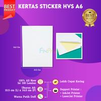 Gambar Kertas Stiker HVS A6 isi 100 Label 10.5cm x 14.8cm Inkjet Laserjet dari FixPrint Indonesia undefined 3 Tokopedia