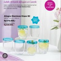 Gambar Tupperware Promo Allegra Stemless Glass ( Gelas Crystal ) Indo & Malay - 1 pcs Merah dari Tokoantum undefined 2 Tokopedia