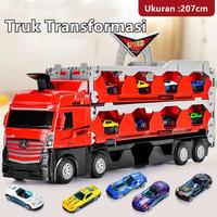 Gambar Mainan Edukasi Anak Diecast Truk Transformasi 2in1 Jumbo dari Olive Tree Indonesia undefined 1 Tokopedia