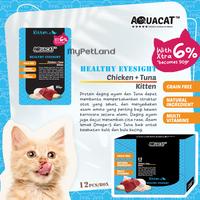 Gambar Makanan kucing basah AquaCat Grain Free 85gr cat wetfood cat food - Kitten Salmon dari MyPetLand undefined 5 Tokopedia
