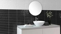 Gambar Keramik Roman Pre Cut Baker Series 30x30 cm Kw 1 - PWA33702 Black dari Mandiri Jaya Keramik undefined 1 Tokopedia