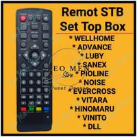 Gambar Remot Set Top Box DVB T2~Remote STB DVB T2~Multi~Untuk Semua Merk Cina dari Leomen Store undefined 1 Tokopedia
