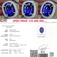 Gambar Natural HQ Batu Eye Clean Vivid Violetish Blue Tanzanite 16.49 Cts dari The Luffy Permata undefined 1 Tokopedia