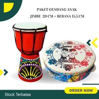 Gambar Alat Musik Rebana anak satu paket - satu paket ipin dari Rebanagresiktigaputri undefined 3 Tokopedia