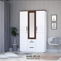 Gambar ROMARO LEMARI PAKAIAN 3 PINTU LEMARI BAJU 2 PINTU MURAH | KARYA RUANG - 2 PINTU LPP 22 dari Karyaruang.id undefined 5 Tokopedia