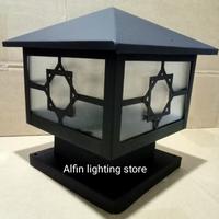 Gambar lampu pagar PB 09 dari alfin lighting store undefined 1 Tokopedia