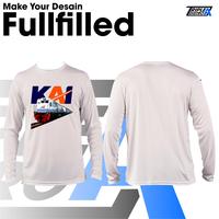 Gambar Kaos Lengan Panjang KAI Kereta Api Indonesia Special Train Lokomotif - Biru, S dari Triple A Distro undefined 3 Tokopedia