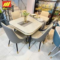 Gambar Meja Makan Marmer Set 6 Kursi 1058/C140 dari Maxi Store Makassar undefined 1 Tokopedia