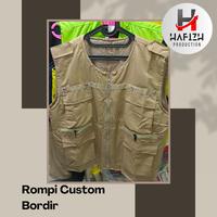 Gambar Rompi Custom Bordir - Cream dari Hafizh Print Shop undefined 2 Tokopedia