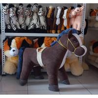 Gambar Boneka kuda Standing XL Tinggi 40 cm SNI - Kuda Coklat Tua, XL 40cm dari Feristore10 undefined 3 Tokopedia