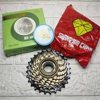 Gambar Sprocket Freewheel Gir 7 Speed DIAMOND 14-28T ULIR DRAT Gear BLACK BROWN Sepeda MTB Federal Lipat Seli Folding Bike Roadbike dari LilsunshineshopBikePart undefined 4 Tokopedia