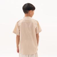 Gambar M231 Kemeja Anak Laki Laki Koko Couple Pendek Khaki 0253B - A06 dari M231 Kids Official Store undefined 2 Tokopedia