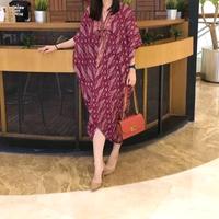 Gambar KAFTAN SERUT ALEA BATIK VISCOSE CAP SEMI TULIS BY BATIK FARIZA CIREBON - Marun Wajik dari Batik Fariza Cirebon undefined 1 Tokopedia