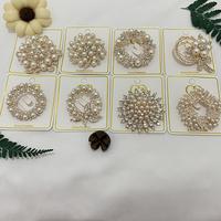 Gambar Bross Bulat / Bros Permata Mutiara Premium / Brooch Dres Hijab - 30 dari TIFEYA undefined 1 Tokopedia