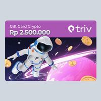 Gambar Voucher Fisik Crypto [Rp 2.500.000] New Edition - TRIV Exchange dari TRIV Store undefined 1 Tokopedia