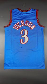 Gambar BORDIR Baju Jersey Basket Classic Allen Iverson Philadelphia Sixers BL - S dari Jersey Basket Jakarta undefined 2 Tokopedia