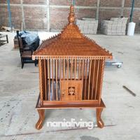 Gambar kandang ayam kurungan ayam kayu jati jepara dari Nania Living Official undefined 1 Tokopedia