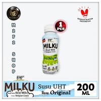 Gambar Susu MILKU Original Premium Belgian Cows UHT Botol Pet - 200 ml (Harga Satuan) dari M2F2 Shop - Paseban undefined 1 Tokopedia
