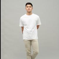 Gambar Kaos baju polos putih tebal premium pria cowo cowok pria 24s dari Jdmstore undefined 4 Tokopedia